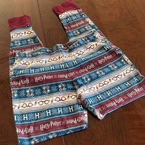 Harry Potter Striped Jogger Style Pajama Pants, Size: S